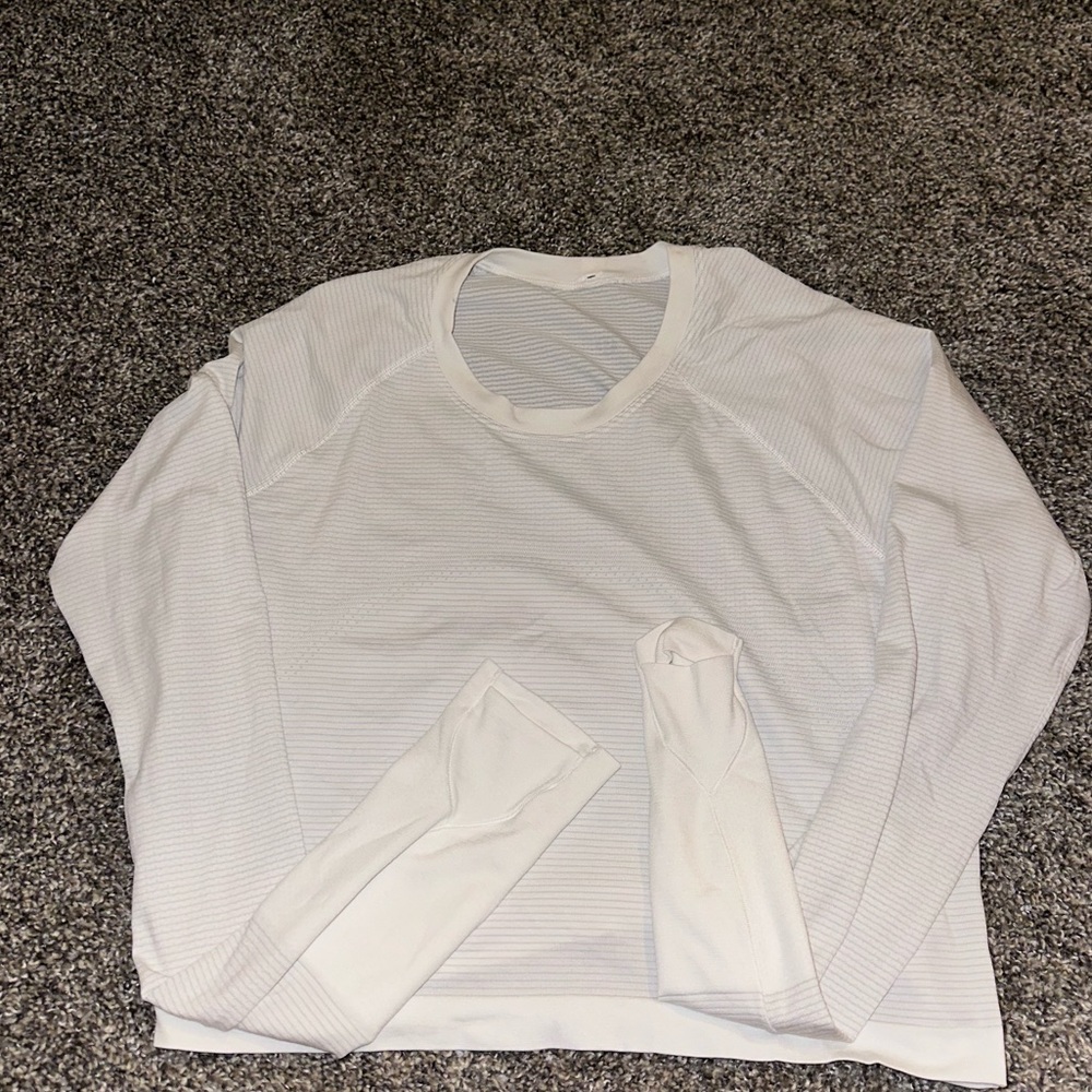 lululemon athletica White Long Sleeve Top